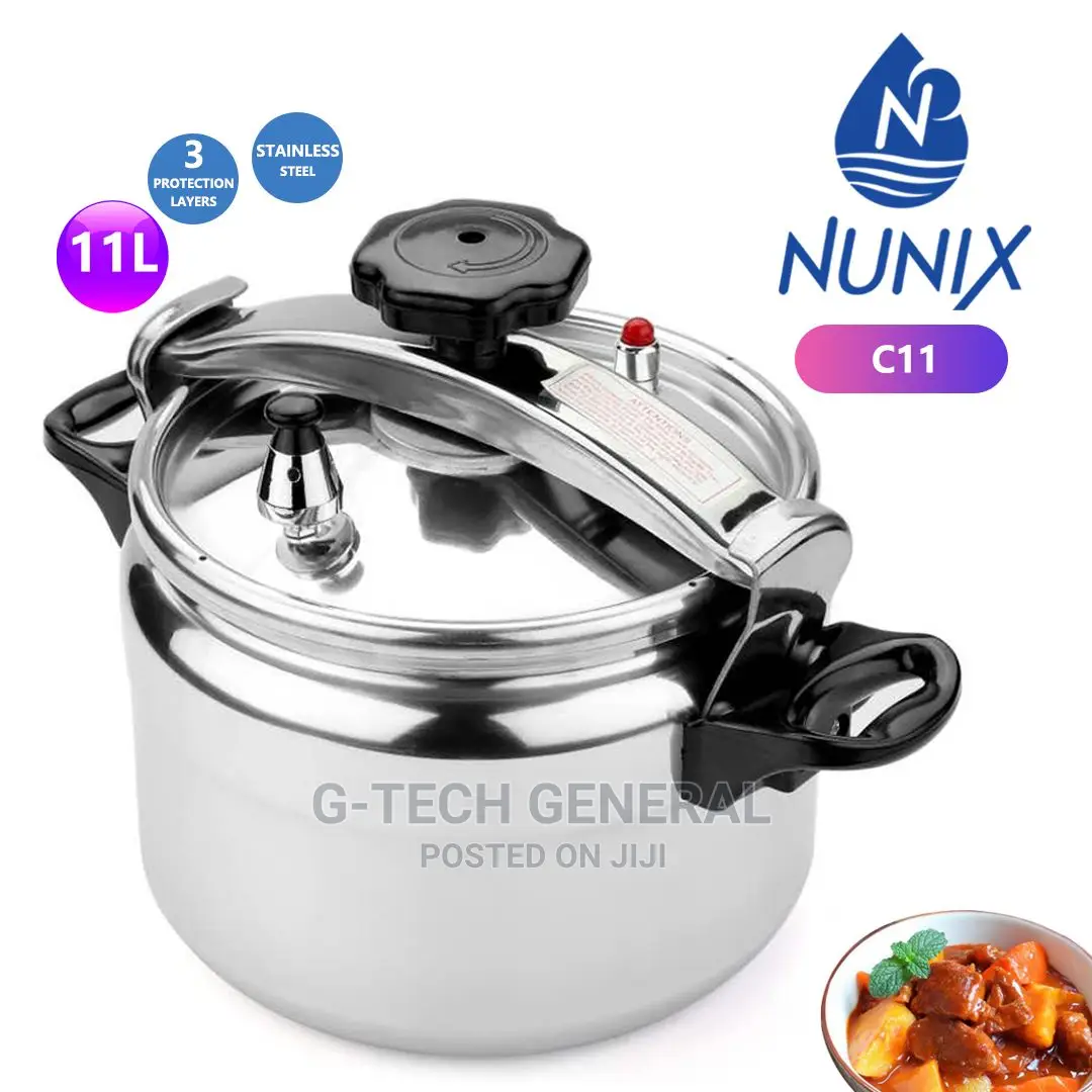 Non-Explosive Pressure Cooker Nunix 11l