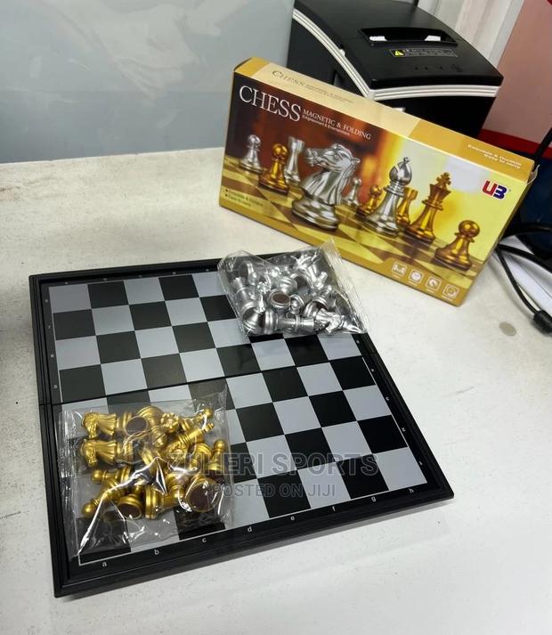 Chess Magnetic Foldable Chess Set Vintage - main view