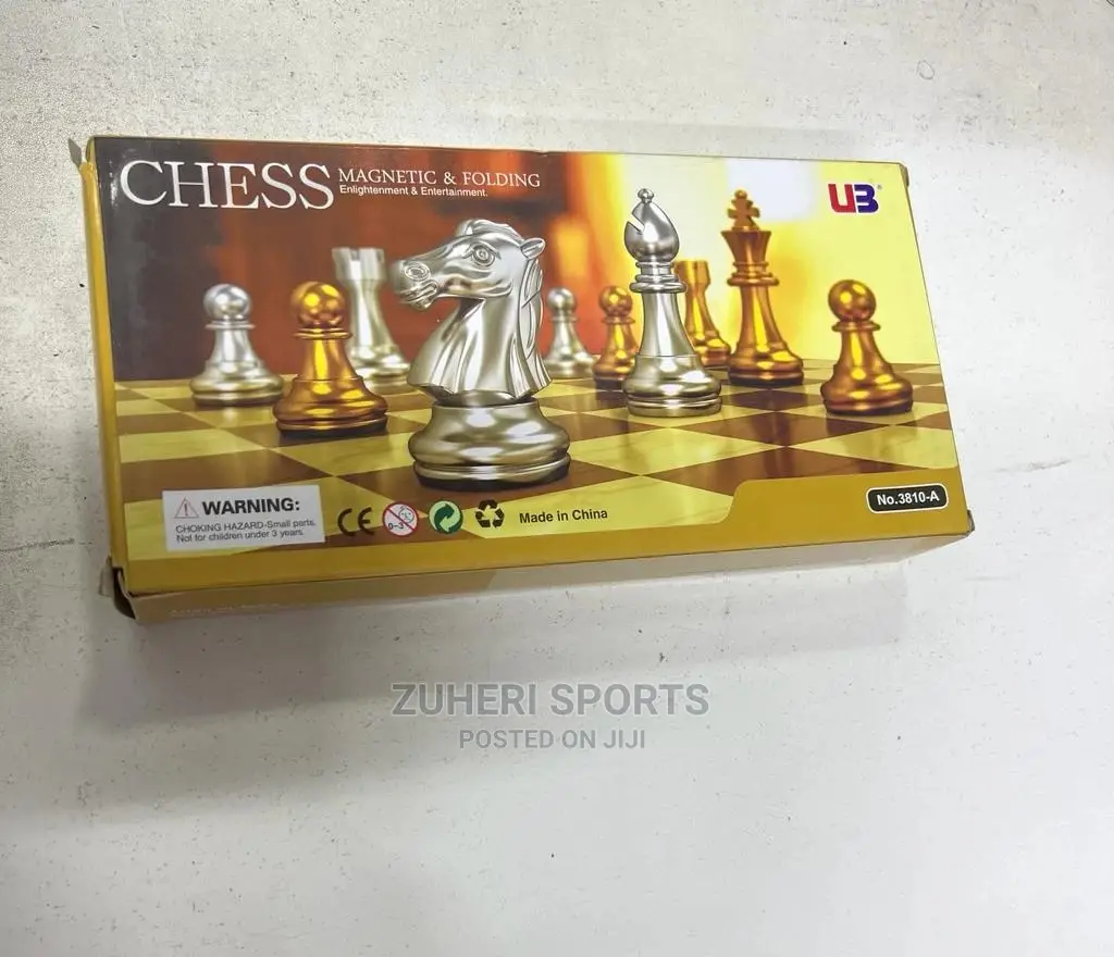 Chess Magnetic Foldable Chess Set Vintage