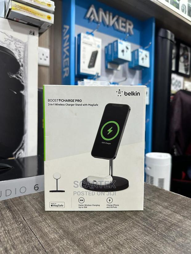 Belkin 2 in 1 Wireless Charger Stand With Magsafe - main view