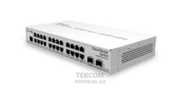 Mikrotik (CRS326-24G-2S+RM) 24 Gigabit Port Switch