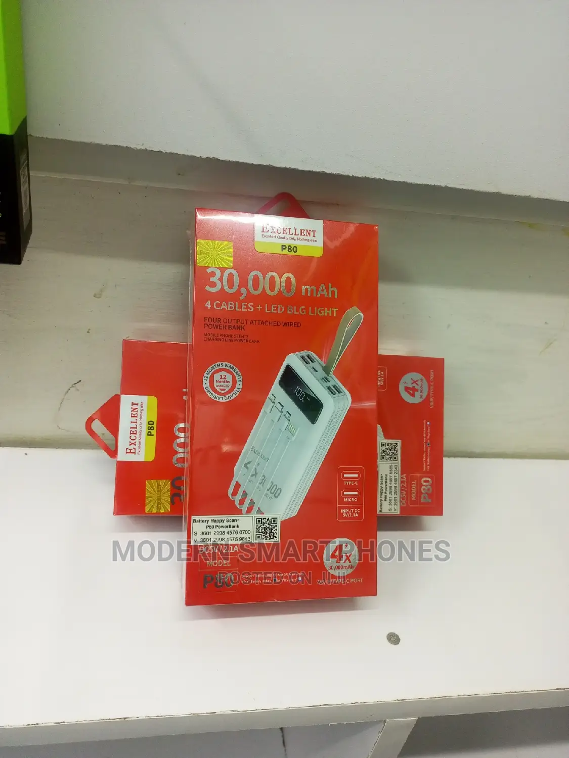 30000mah Excellent Power Bank