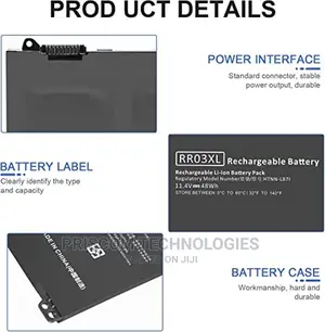 Laptop Battery RR03XL for HP Probook 430 440 450 455 470 G4