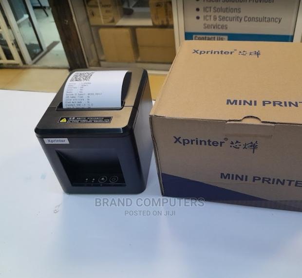 Quality Thermal Receipt Printer Black - main view