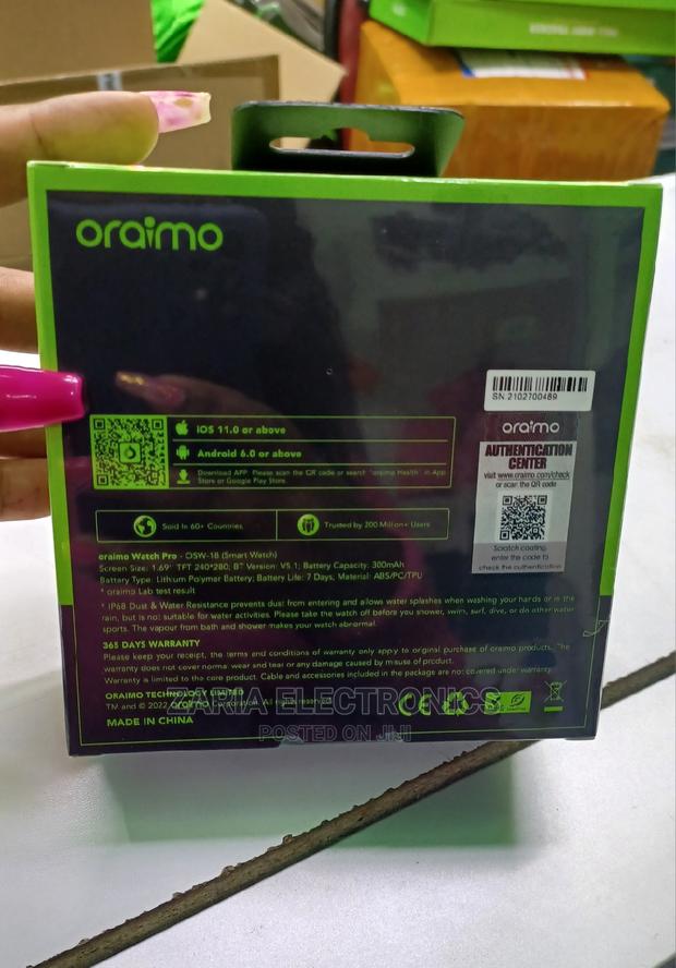 Oraimo Smart Watch Lite - thumbnail 4