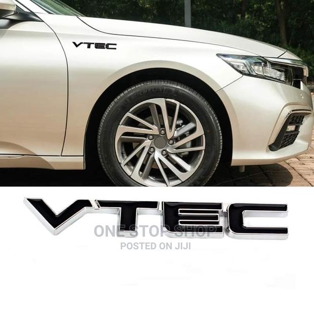 VTEC Car Body Emblem Badge