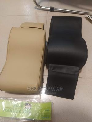 Baija and Black Armrest Top Pillow Support With Phone Pocket - thumbnail 2