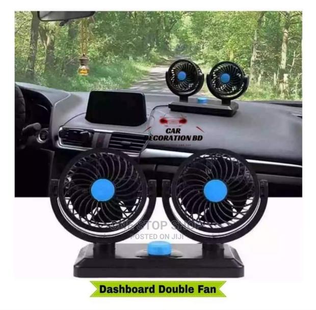 Brand New 12v Dashboard Double Fan
