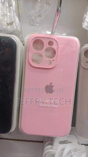 Phone Case Silicone Pink iPhone 14 Pro - thumbnail 2