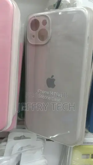 Silicone Case iPhone 14 Plus Silicone Cover Beige