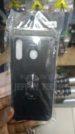 Galaxy M10s Ring Holder Hybrid Heavy Duty Armor Hard D5 Back