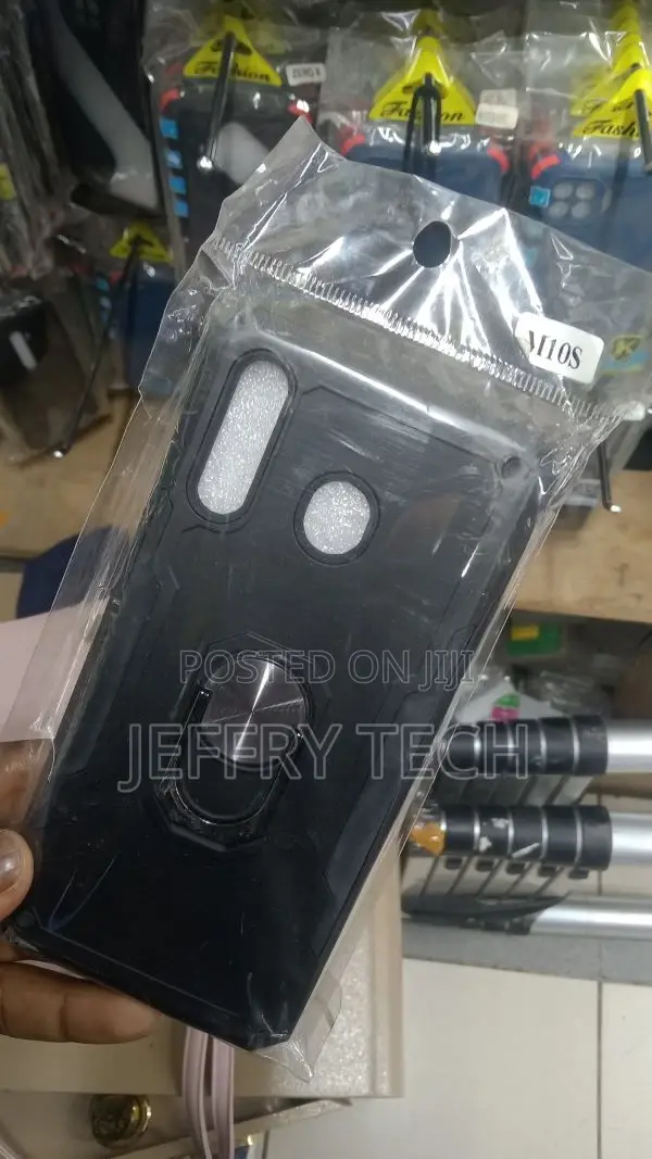 Galaxy M10s Ring Holder Hybrid Heavy Duty Armor Hard D5 Back