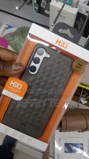 Pebbled Weave Leather Case for Samsung Galaxy S23 Plus