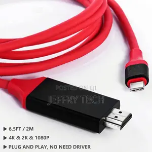 USB C to HDMI Cable 6ft , USB-C HDMI Adapter Compatible W