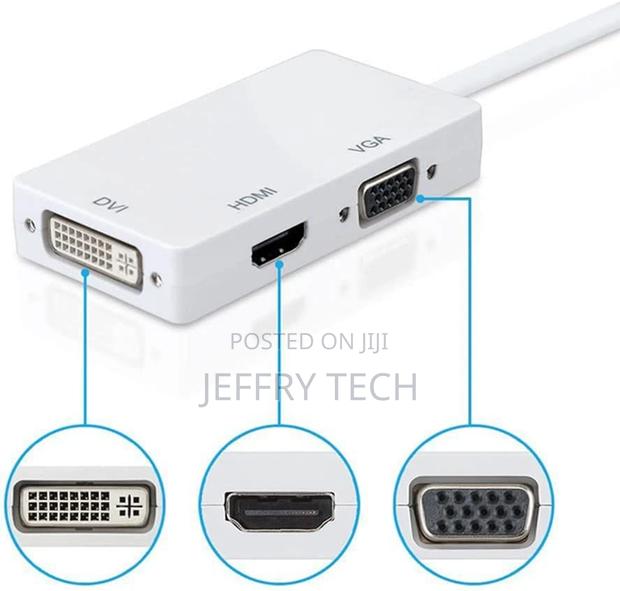 Mini Displayport DP Thunderbolt to DVI VGA Hdmi-Compatible C - thumbnail 2