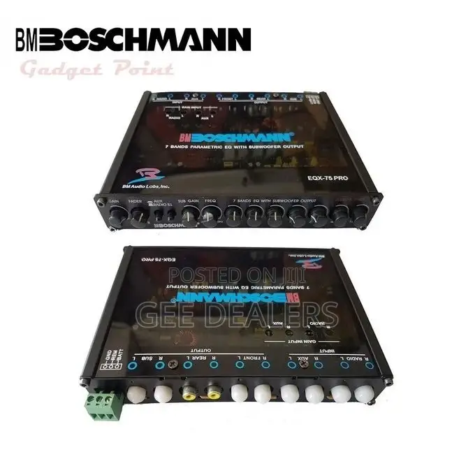 Original 7 Band Parametric Boschman Equalizer Equalizer