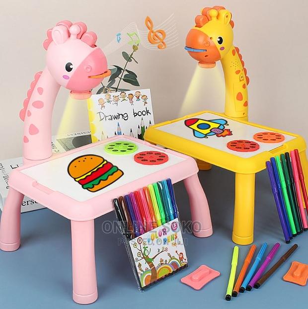 Kids Mini LED Projector Drawing Table Educational Toy