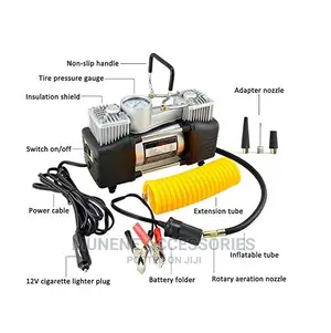 12V 150PSI Double Cylinder Air Pump Inflator Car Auto Tire