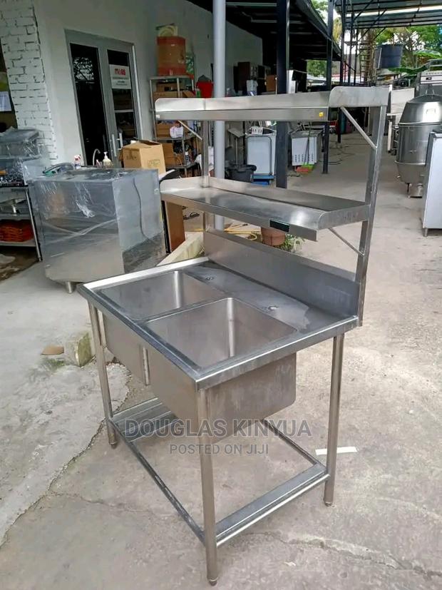 Double Bowl Washing Sink::