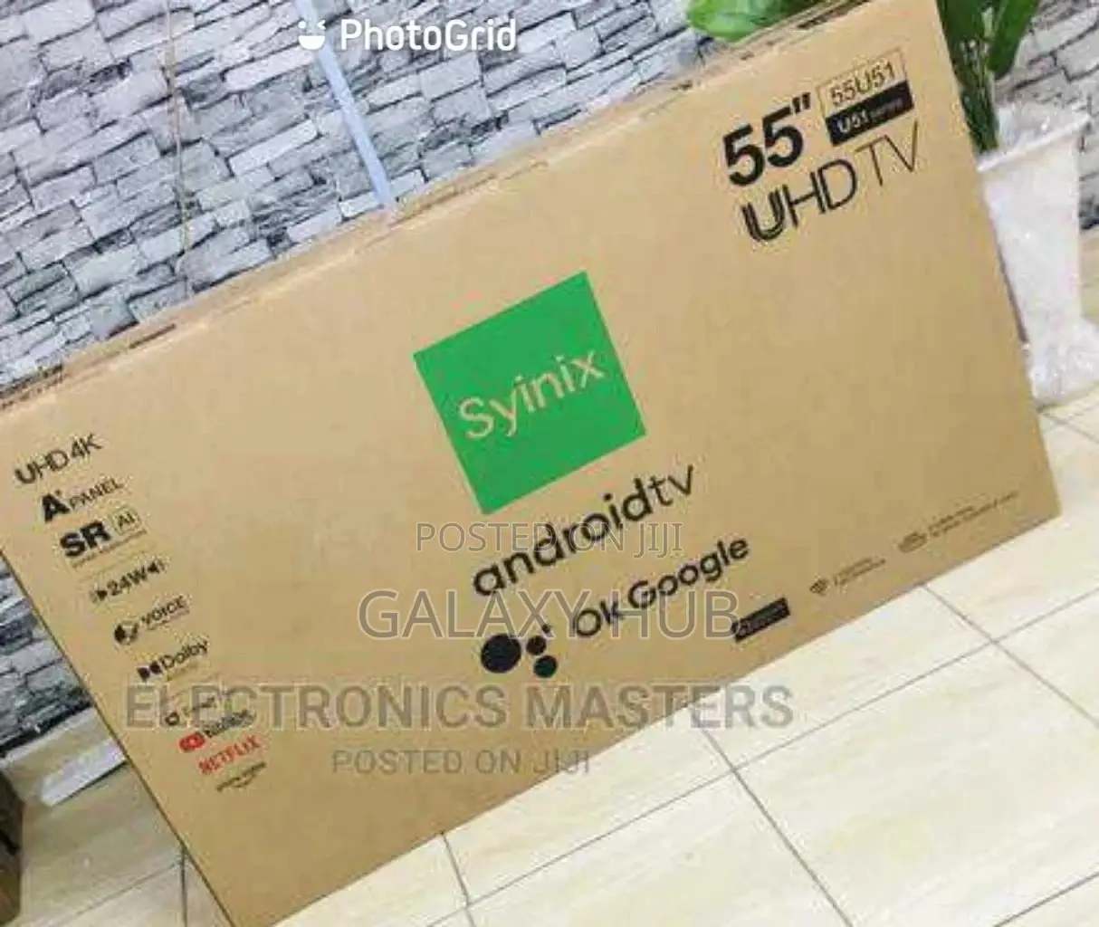 Syinix 55 Inches Uhd Smart Android Tv