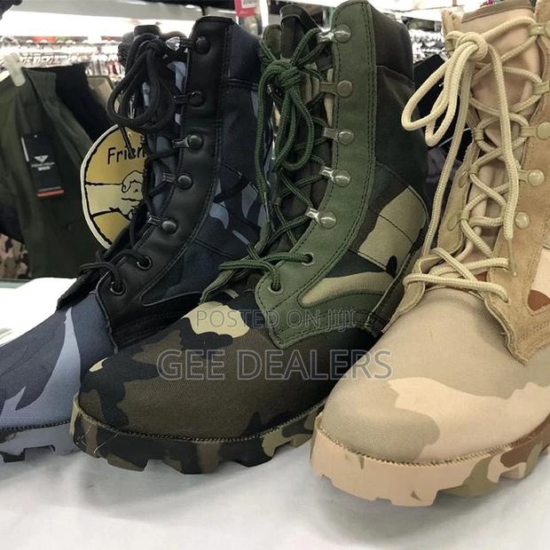Camouflage Military Tactical Boots - thumbnail 2