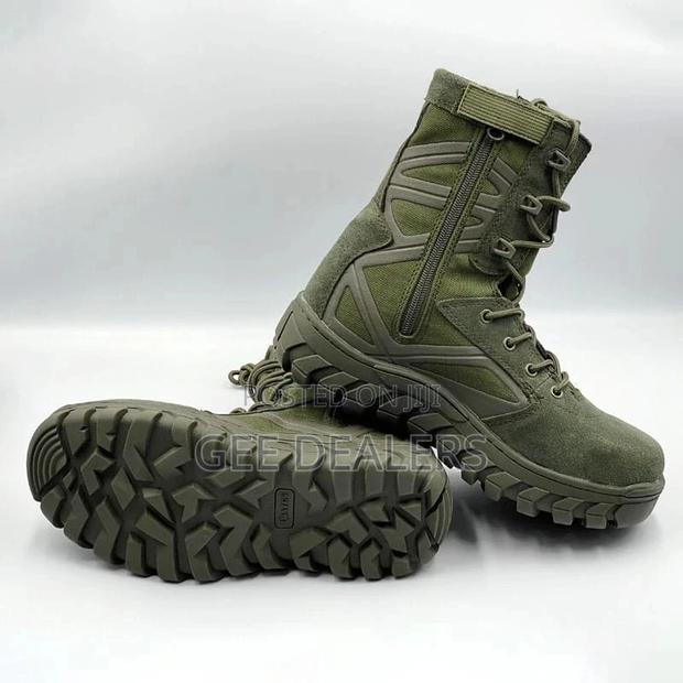 Jungle Green Military Tactical Boots - thumbnail 2