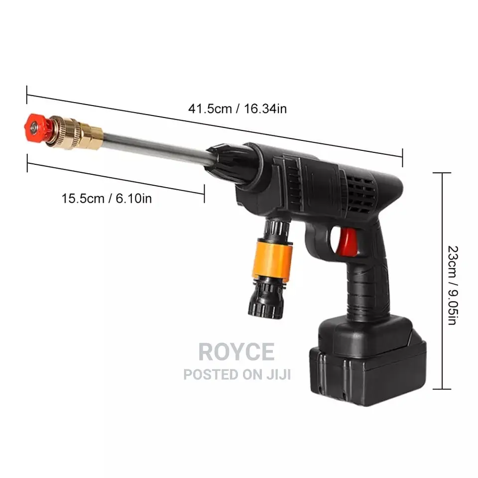 Wireless High Pressure Car Wash Water Gun*
