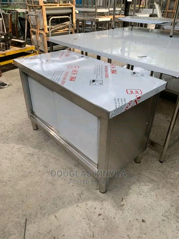 Stainless Steel Cabinet (Working Table Top Cabinet) - main view