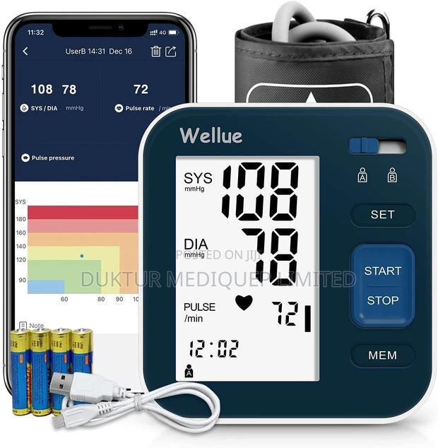 Upper Arm BP Monitor With Smart App, Dual User 240 Memory - thumbnail 3
