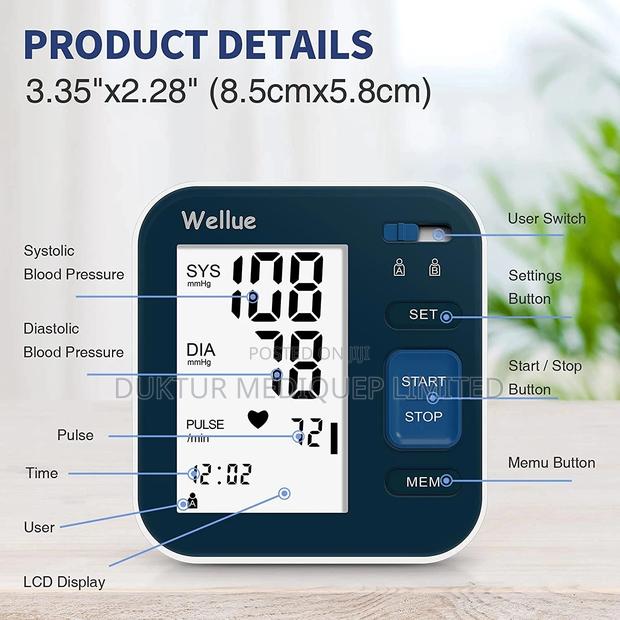 Upper Arm BP Monitor With Smart App, Dual User 240 Memory - thumbnail 4