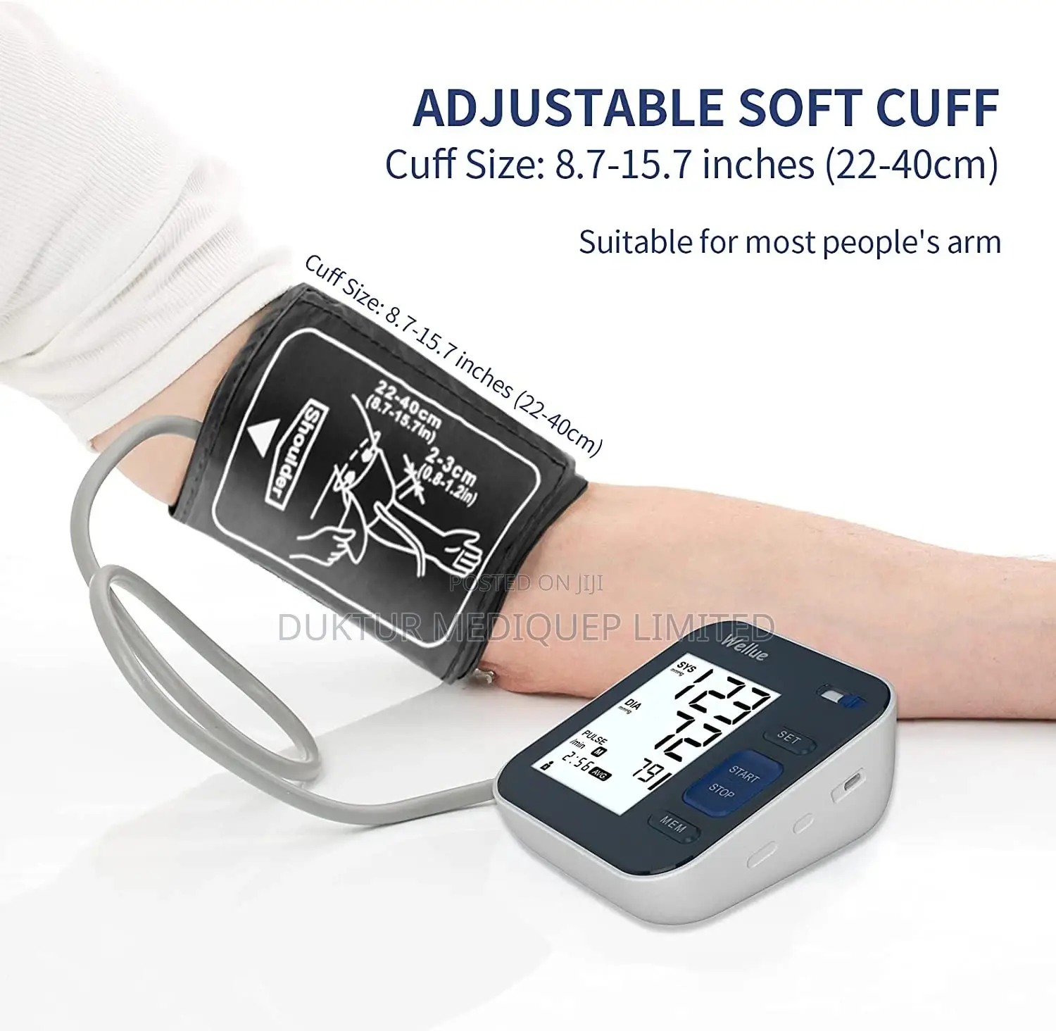 Upper Arm BP Monitor With Smart App, Dual User 240 Memory