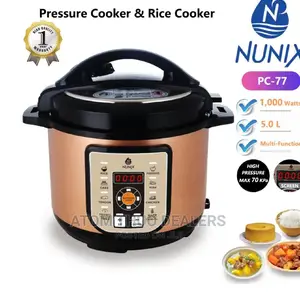 Nunix Pressure Cooker and Rice Cooker-Pc 77 , 1000 Watts