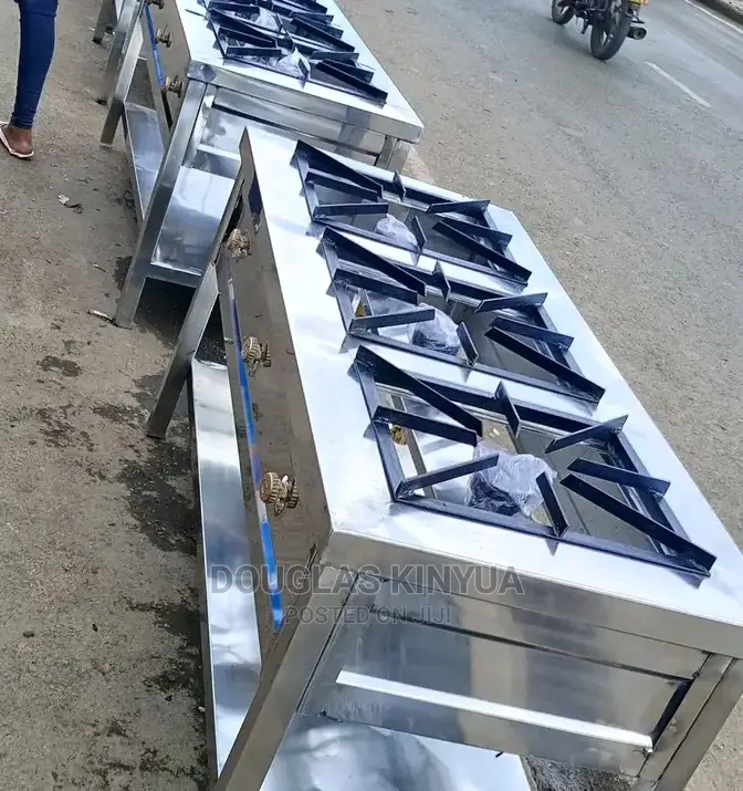 3burners Gas Cooker(Stainless Steel)