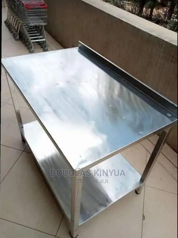 Working Table Top Stainless Steel (4feet) - main view