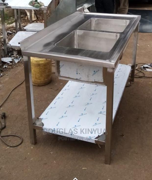 Double Bowl Kitchen Washing Sink - main view