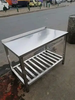 Stainless Steel Working Table (Braced)