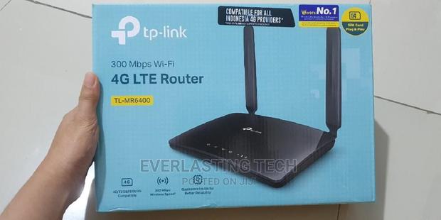 Tp-Link 300mbps Wireless N 4G LTE Router - Sim Card MR6400