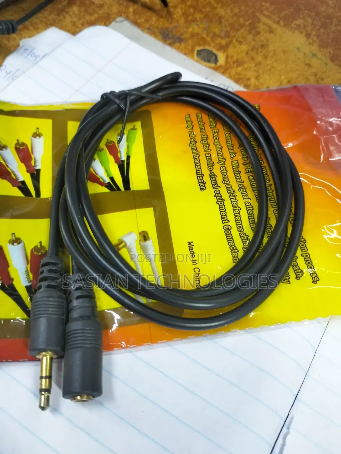 Jack Extension Cable 2mtrs