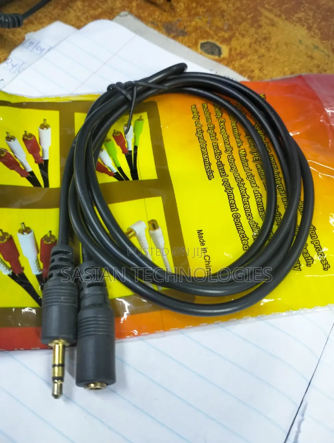 Jack Extension Cable 2mtrs