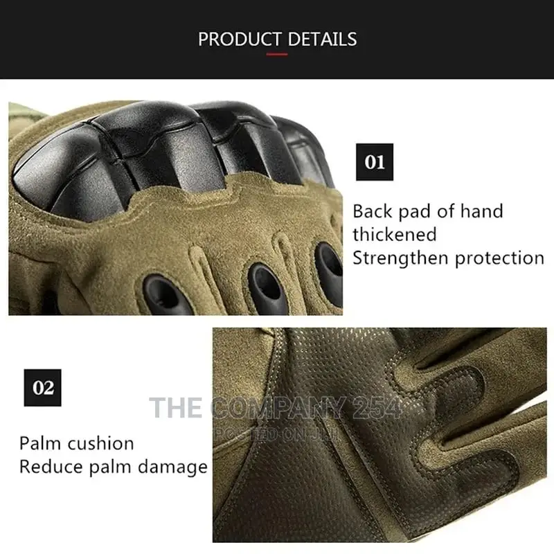 Original Tactical Military Full and Half Gloves