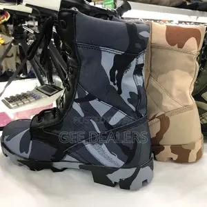 Combat Camouflage Military Boots