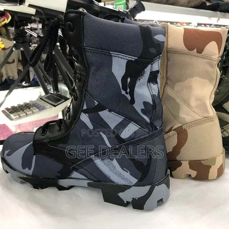 Combat Camouflage Military Boots
