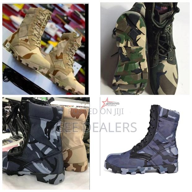 Combat Camouflage Military Boots