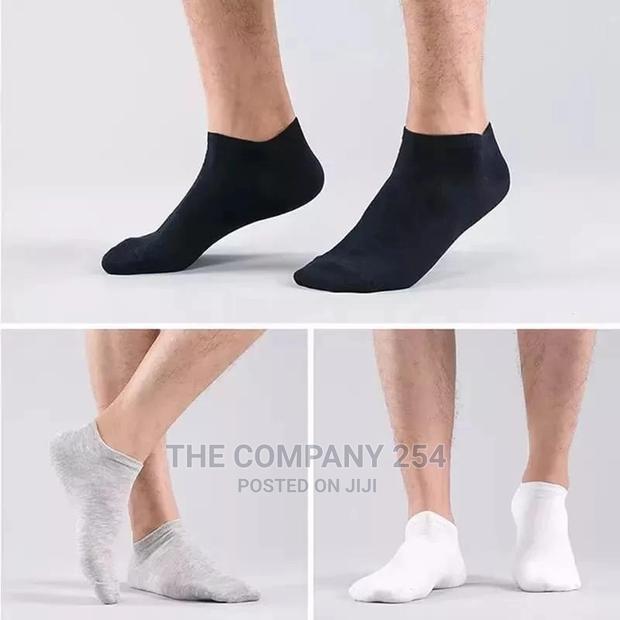 Quality Ankle Socks Available In White And Gray - thumbnail 3