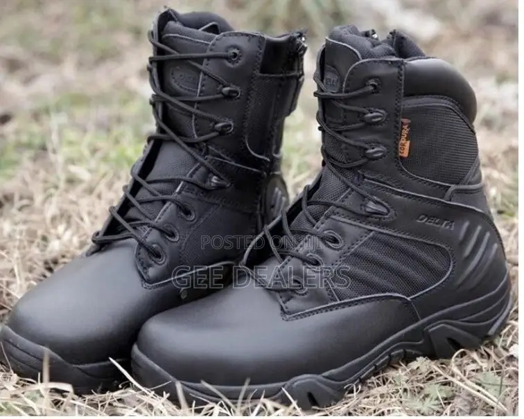 Black Delta Unisex Tactical Military Boots