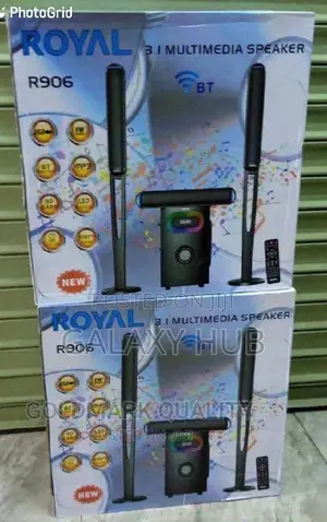 Subwoofer Royal R906 Bluetooth Aux Usb Support Fm Radio