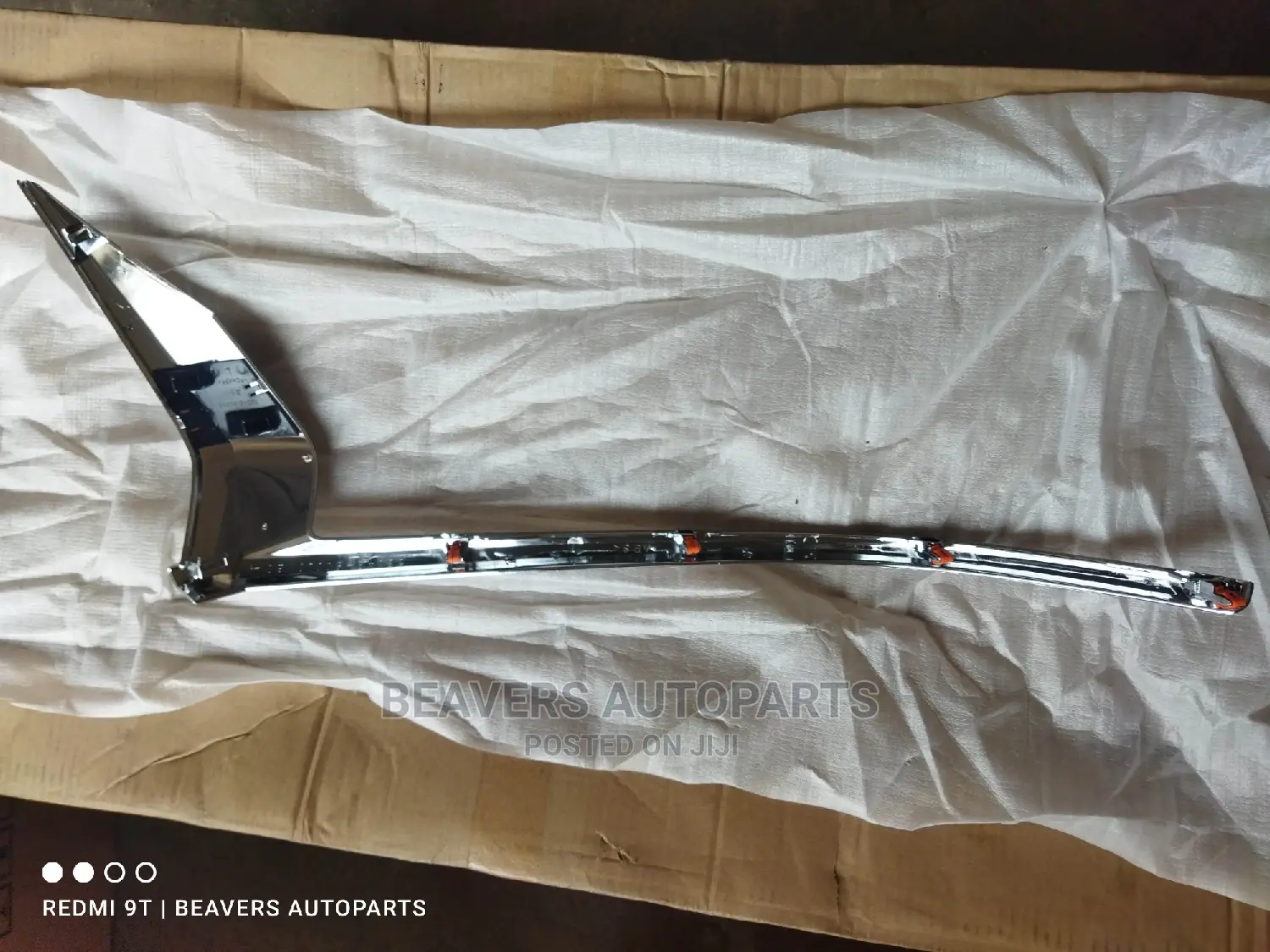 Prado 165 2018 Model Headlight Chrome Stripe
