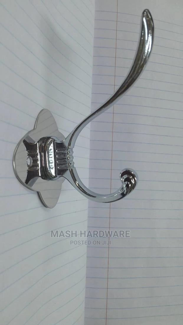 Silver Coat Hook - main view