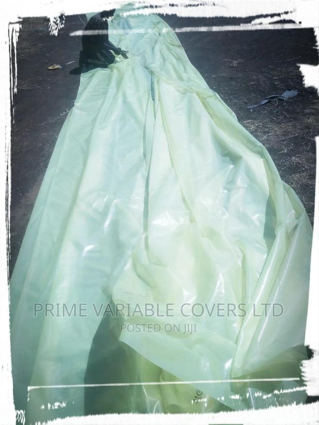 Tailored Sizes Dam Liners /Yellow Polythene - main view