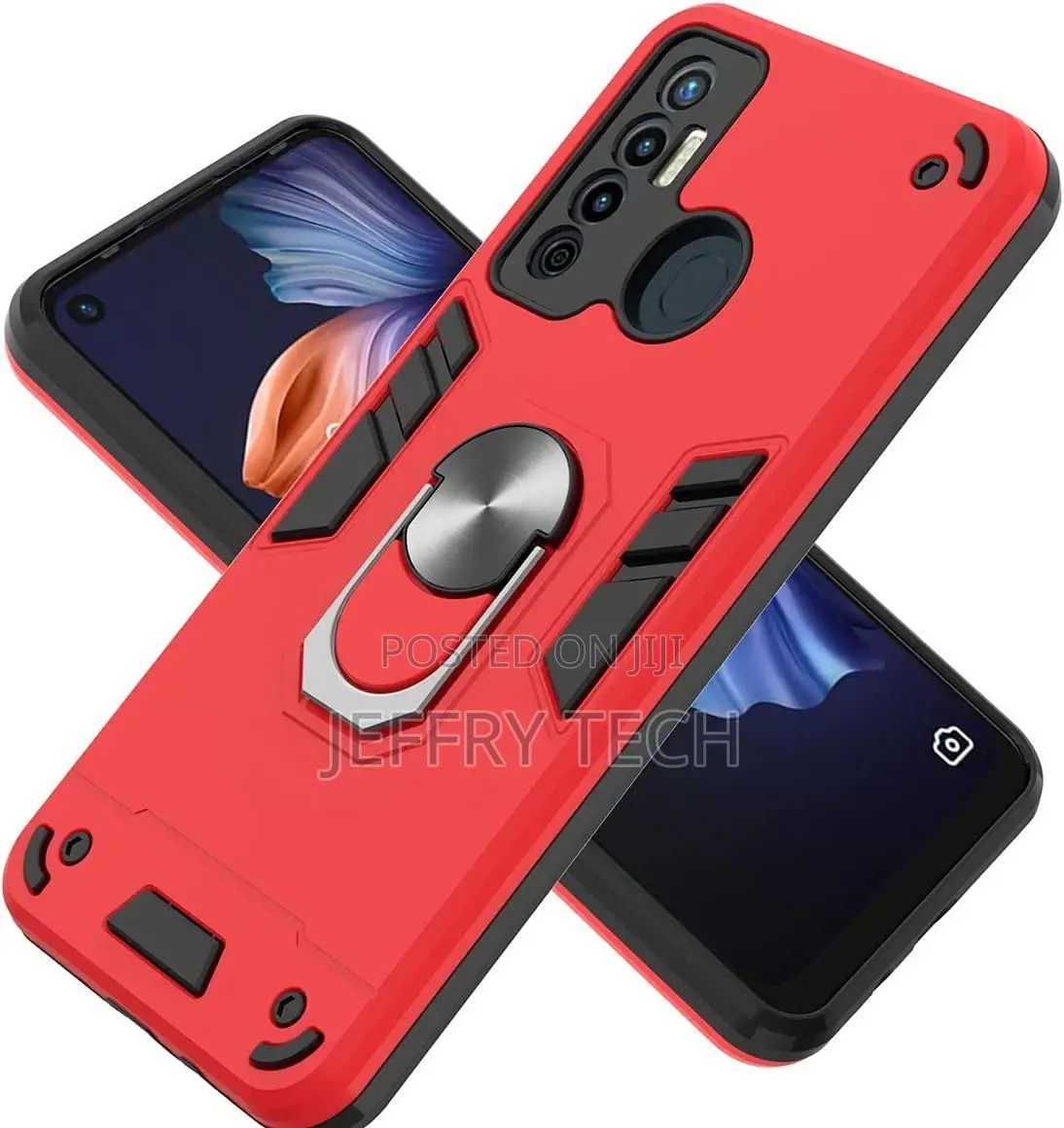 Tecno Camon 17 Case, Gift_source 2 in 1 Dual Layer Shockproo